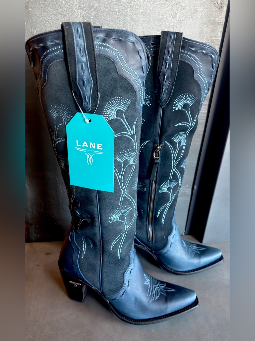 Lane Tessa Boot in Midnight Navy - New in Box